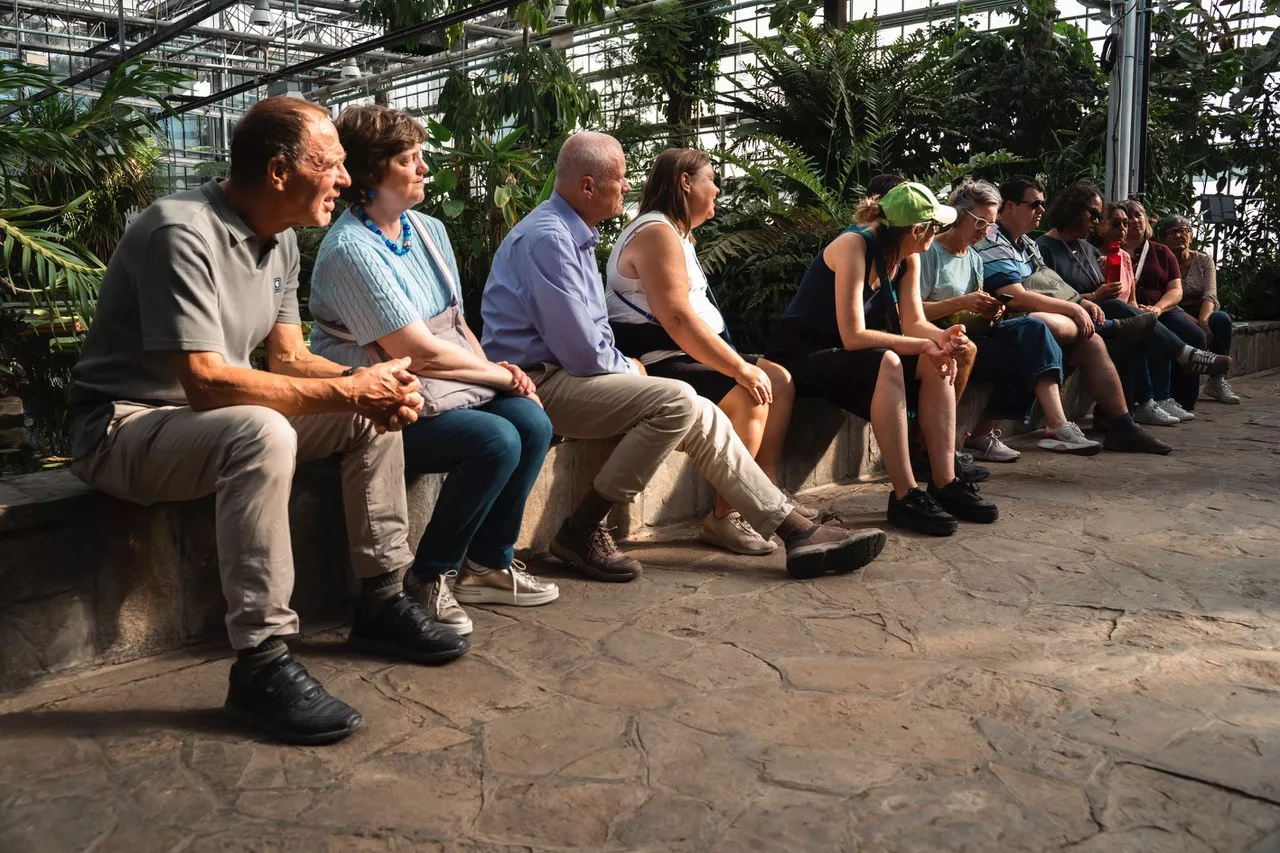 Bezoek met gids in de plantentuin Gum